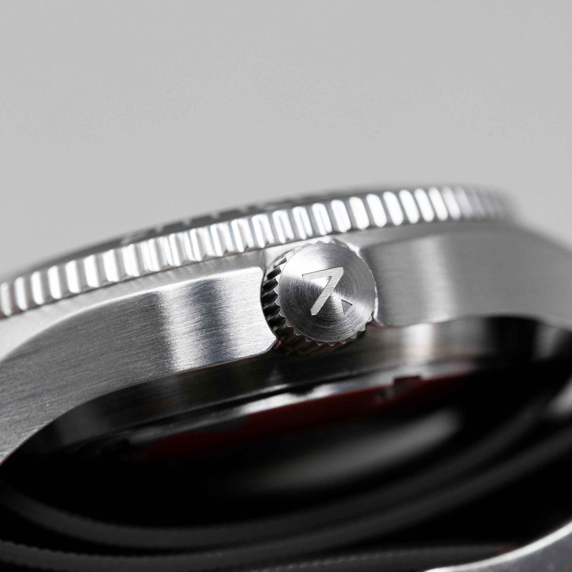 'Tempest' Quartz Navigator Watch (40mm) | Pitch Black NATO