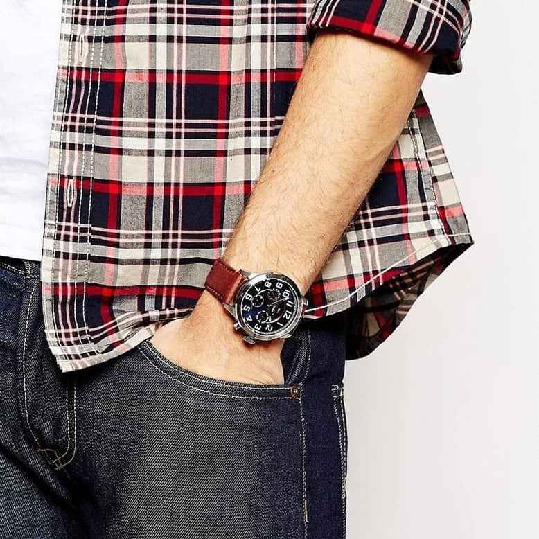 Tommy Hilfiger 1791066 Trent Men's Brown Leather Watch