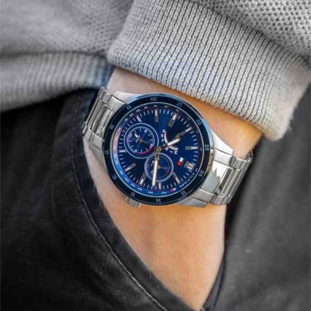 Tommy Hilfiger 1791640 Chase Men's Silver Watch
