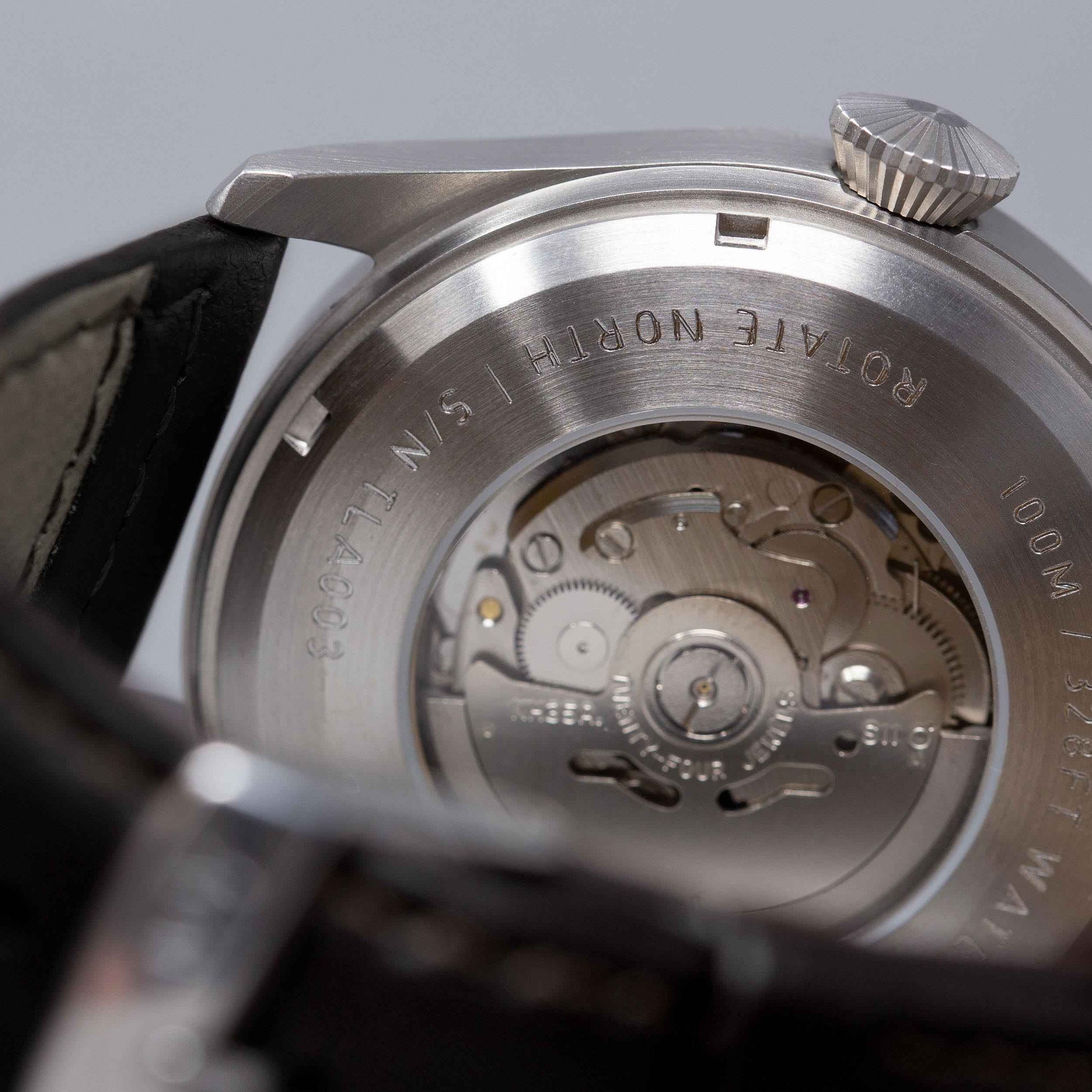 'Turbulence' Cat.1 Aviator's Watch (46mm) | Rook Black