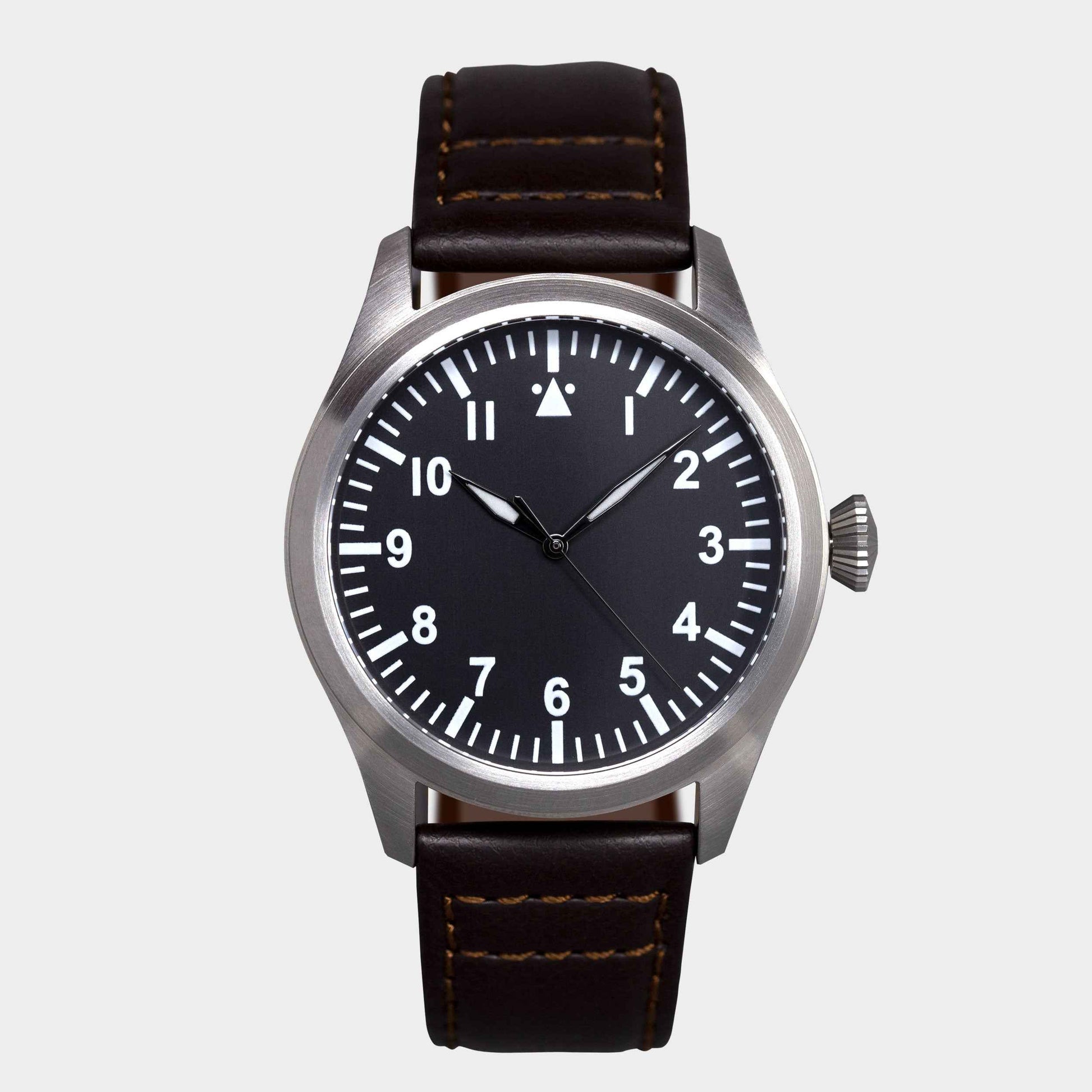 'Turbulence' Cat.1 Aviator's Watch (46mm) | Rook Black