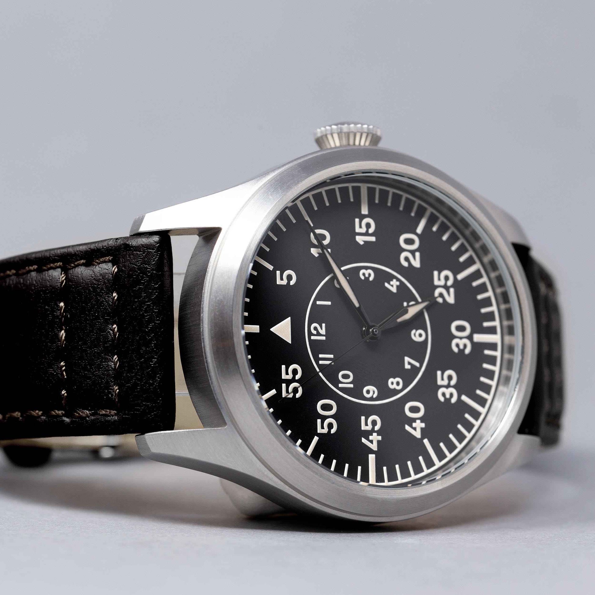 'Turbulence' Cat.2 Aviator's Watch (46mm) | Rook Black